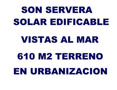 Venta Solar urbano Son Servera
