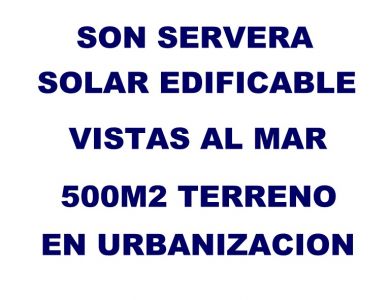 Venta Solar urbano Son Servera